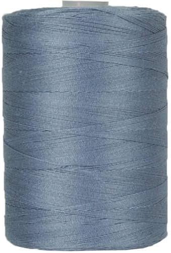 Threadart 100% Cotton Thread | for Quilting, Sewing, and Serging | 1000M Spools 50/3 Weight | Denim Blue 757