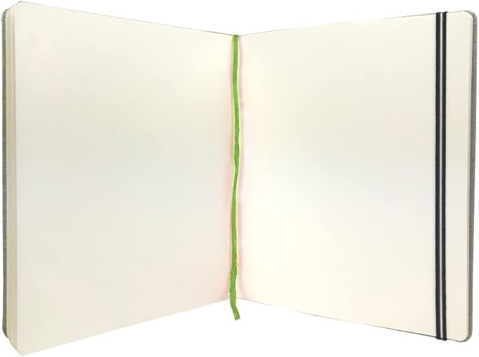 Handbook Journal Co. Artist Watercolor Sketchbook Journal, Large Portrait 8.25 x 5.5 Inches, 140lb / 300 GSM, Hardcover w/Pocket
