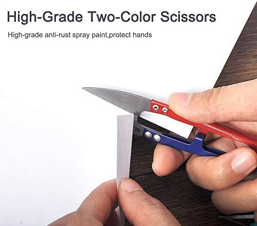 UCEC 12 Pack Thread Snips, Small Sewing Scissors & Crochet Thread Cutter Yarn Cutter, Sewing Snips for Stitching, Embroidery, Knitting and Mini DIY Supplies, Colorful