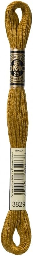 DMC Stranded Cotton Embroidery Thread 3829 - per skein