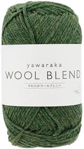 Yuzawaya Yawaraka Wool Blend Yarn, Sport Weight, 70% Wool 30% Acrylic, 1 Skein (40g), 120 Yards (110m), Color 5 - World Festa