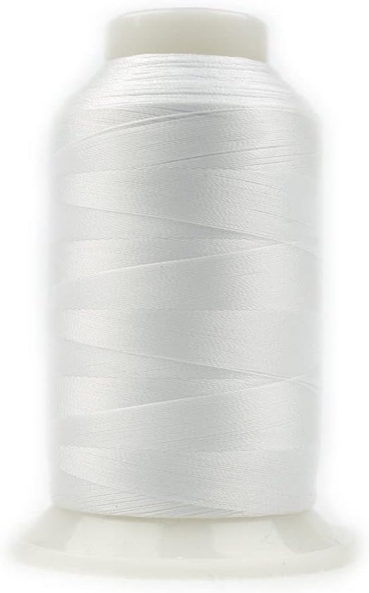 Wonderfil DecoBob Cottonized Polyester Thread, 80 Weight, 2187 Yards (DBL104 White)