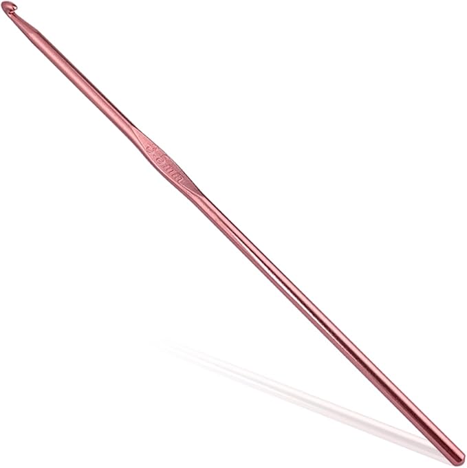 3.5 mm Crochet Hook, Crochet Needles for Yarn, Aluminum Ergonomic Crochet Hooks for Craft Beginners