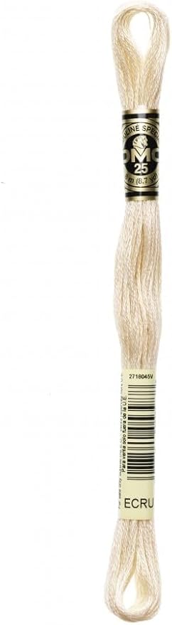 DMC Stranded Cotton Embroidery Thread ECRU - per skein