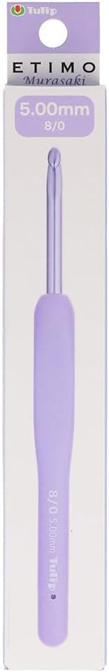 Tulip Etimo Murasaki Crochet Hook Softgrip 5.00mm - 1pc