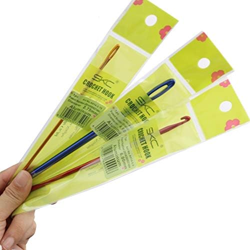 NX Garden Crochet Hook 3PCS Afghan Tunisian Aluminium Crochet Hook Knitting Needle with Eye for Sewing Accessories