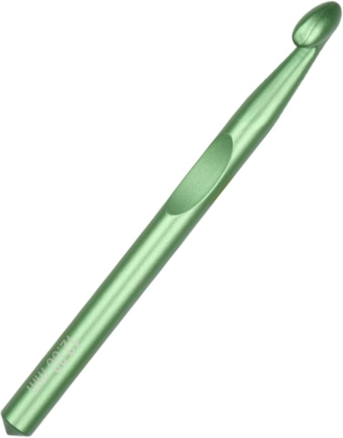 Large Size Crochet Hook 12mm Crochet Hook Long Crochet Needle QLRFFLJOY Metal Crochet Hooks DIY Yarn Weaving Tools for Knitting Blankets, Carpets and Shawl (12.0 mm)