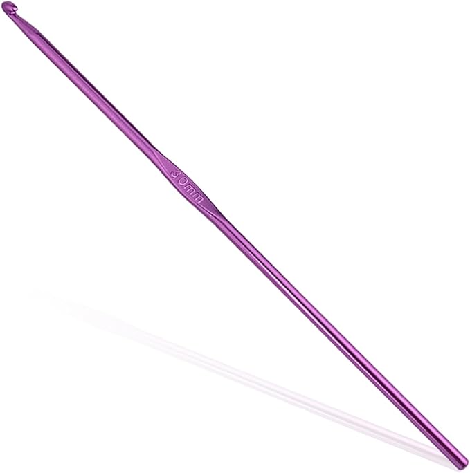3 mm Crochet Hook, Crochet Needles for Yarn, Aluminum Ergonomic Crochet Hooks for Craft Beginners