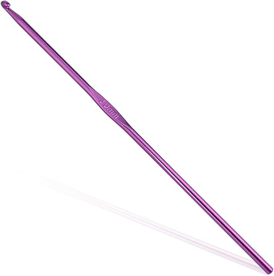 3 mm Crochet Hook, Crochet Needles for Yarn, Aluminum Ergonomic Crochet Hooks for Craft Beginners