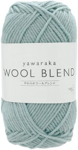 Yuzawaya Yawaraka Wool Blend Yarn, Sport Weight, 70% Wool 30% Acrylic, 1 Skein (40g), 120 Yards (110m), Color 8 - World Festa