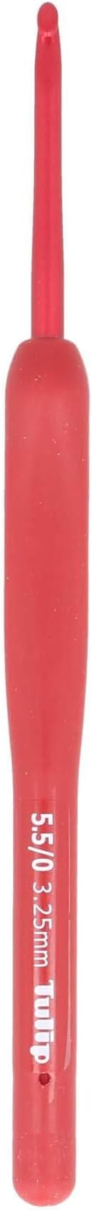 Tulip - Tulip Etimo Red Softgrip (3.25mm) Crochet Hook - 1 Unit