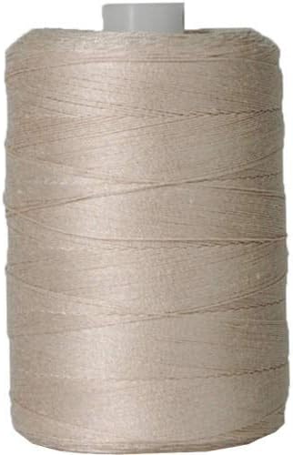 Threadart 100% Cotton Thread | for Quilting, Sewing, and Serging | 1000M Spools 50/3 Weight | LT. Khaki 670
