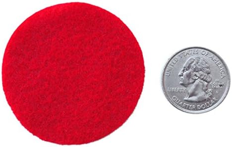 Playfully Ever After Red Craft Felt Circles (2 Inch - 44pc)