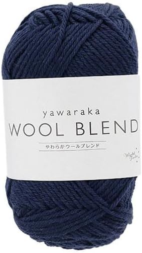Yuzawaya Yawaraka Wool Blend Yarn, Sport Weight, 70% Wool 30% Acrylic, 1 Skein (40g), 120 Yards (110m), Color 10 - World Festa