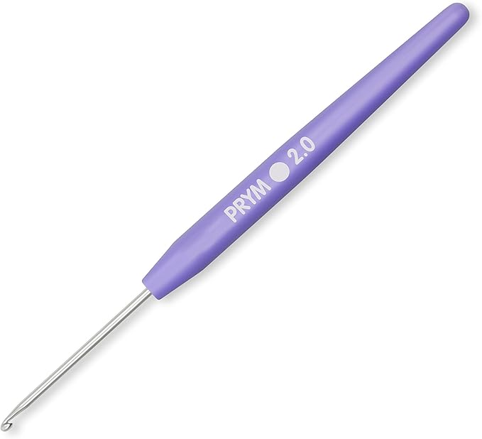Prym Soft Grip Aluminum Crochet Hook Set, 2-6mm