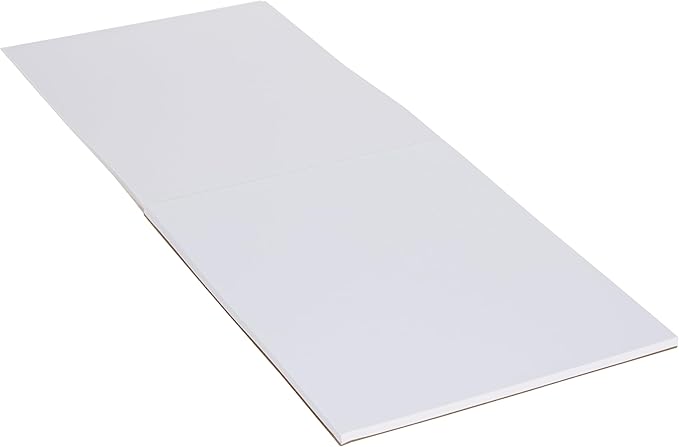 Canson XL Series Recycled Bristol Paper Pad, Dual Sided Smooth and Vellum for Pencil, Marker or Ink, Fold Over, 96 Pound, 9 x 12 In, White, 25 Sheets