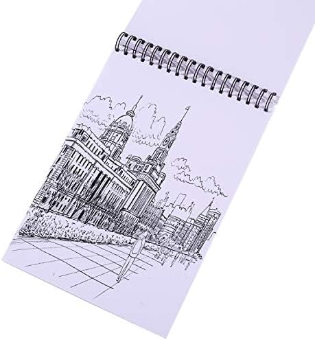 9" x 12" sketch book, top spiral bound sketch pad,90-sheets (68lb/100gsm), acid free art sketchbook artistic drawing painting writing paper for artists of all ages (mona lisa)