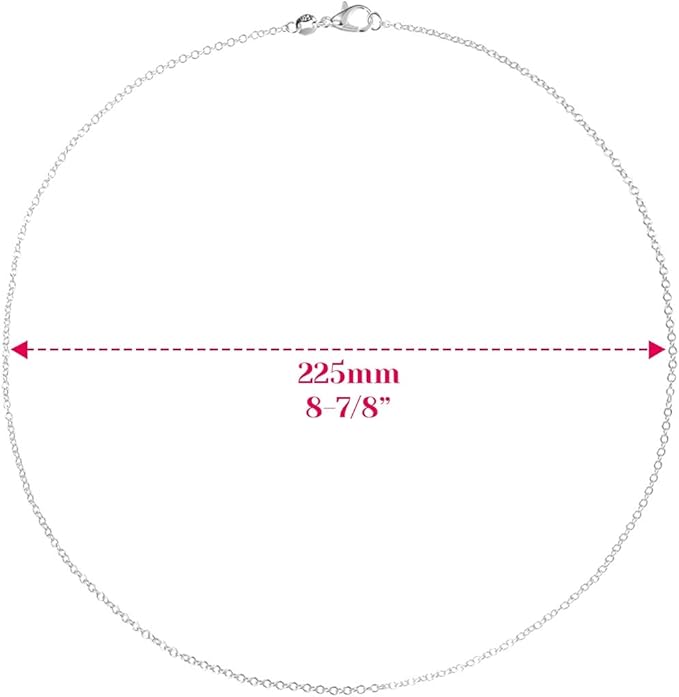 30 Pack Necklace Chains Bulk for Jewelry Making, Selizo Bulk Necklace Chains Silver Plated Cable Chains for Jewelry Making, 1.2 mm (18 Inches)