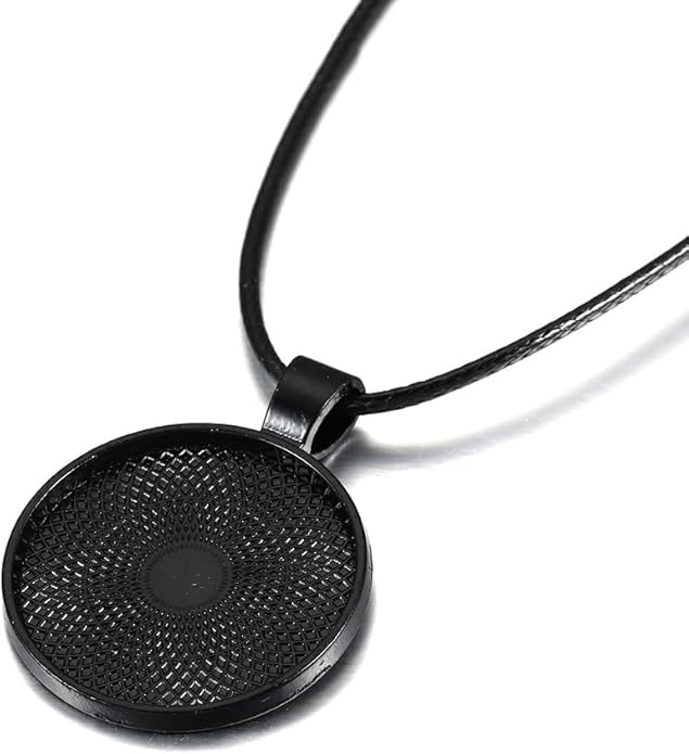 DAHI Bezel Pendant Trays for Jewelry Making DIY Round Pendant Tray Charm Bezel Blanks Setting Cabochon Blank Base for DIY Jewelry Findings Making,Crafting Photo,Necklace,Pendant Making Visit the Oubaka Store