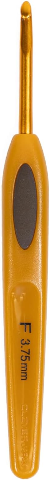 Clover 1006/F Soft Touch 3.75-mm Crochet Hooks, Size F