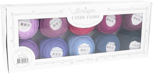 Scheepjes Candy Floss Color Pack 10 x 20 g Mini Skeins Smoothie