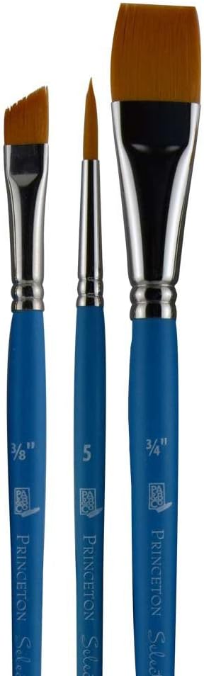 Princeton Select Artiste Brush Set No. 14, Synthetic, 3 Piece, 1 Count
