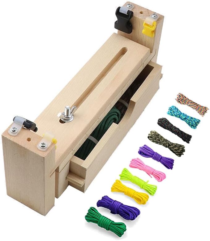 Afantti Paracord Jig Tool Bracelet Maker Kit with Paracord Accessories | 10 Paracords | for Girl Making Bracelets