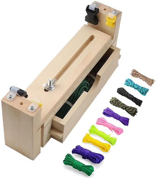 Afantti Paracord Jig Tool Bracelet Maker Kit with Paracord Accessories | 10 Paracords | for Girl Making Bracelets