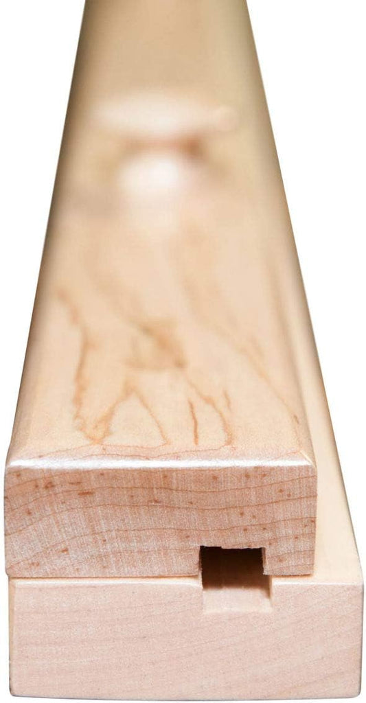 RRD Quilt Hanger for Wall for Display (54") Amish Made Wooden Quilt Rack Wall Mount - Rustic Tapestry Quilt Wall Hangers (Maple Wood, Natural Stain, 54" Long)