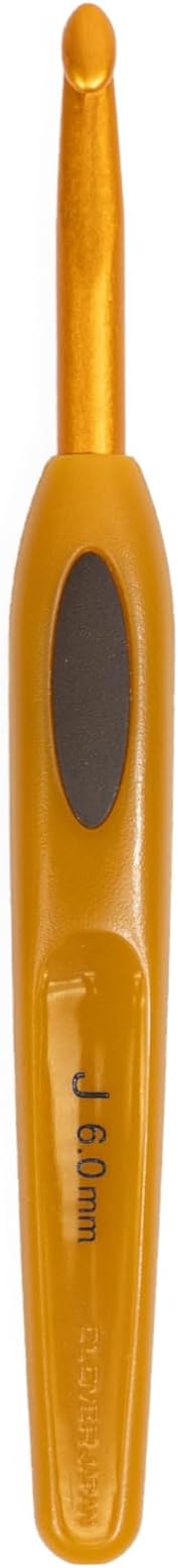 Clover Soft Touch 6.0-mm Crochet Hooks, Size J, 1010/J