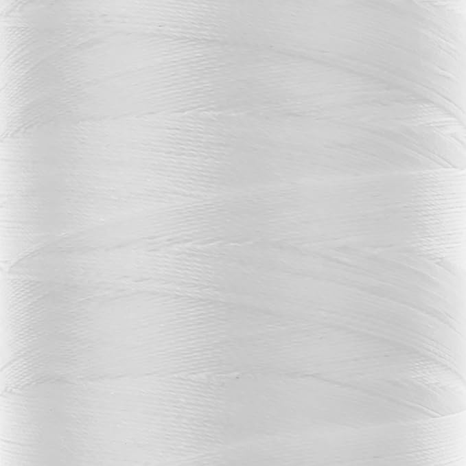 John Bead Good Thread 500m Spool White Bonded Nylon Thread | Beading Thread for Jewelry Making | Durable Nylon Thread for Craft Projects | Bead Weaving Thread | Bead Making Thread