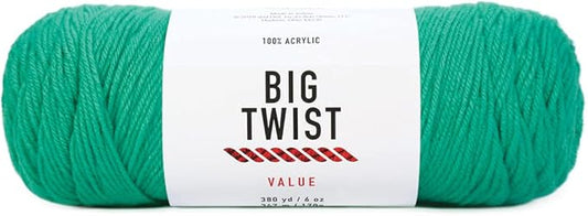 Craftz Worsted Yarn (Jade Green) - 100% Acrylic, 6 oz, 380 Yards