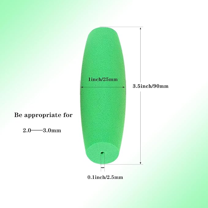 HEYLEAYAR Green Crochet Hooks Grips, 5Pcs Ergonomic Crochet Hook Handle, Foam Grip Handle Crochet Accessories Fits 2mm to 3mm Crochet Needles