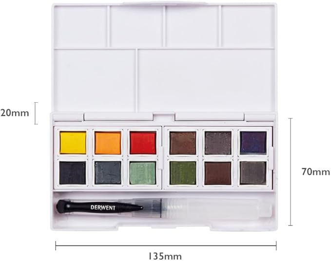 Derwent Line and Wash Mixed Media Paint Set with Line Makers (2306245)