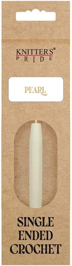 Knitter’s Pride Pearl Aluminum Crochet Hook – US Size 7 (4.5mm)