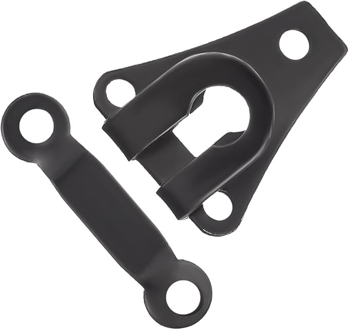 24 Sets Sewing Hook and Eye Closure – Pants Clasp - Clothing Hook Fasteners - Bra Hooks Metal - Pants Clips for Waist - Set for Trousers Skirt Dress Sewing DIY Craft Accessories – Black