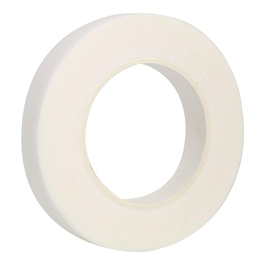 DECORA 1/2" Wide 4 Pieces White Floral Stem Wrap Tapes for Florist Arrangement
