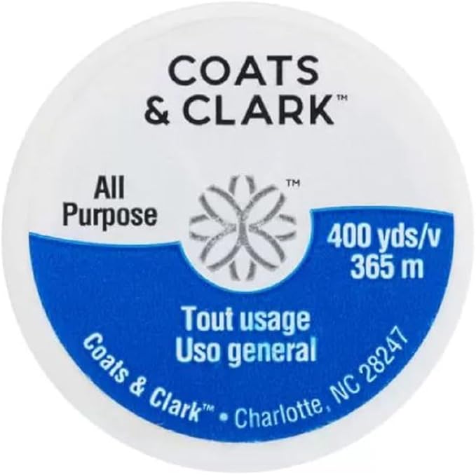 Coats & Clark Dual Duty All Purpose Sewing Thread 230A 400 Yards Each Spool 3 Pack Bundle with Bella's Crafts Needle Threaders (Black)