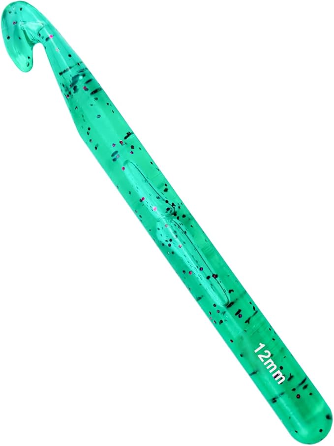 Mdoker 12mm Large Crochet Hook,Big Crochet Hooks for Chunky Yarn,Ergonomic Giant Needles,Huge Crochet Hooks for Knitting Yarn,Beginners and Experiecced Crochet Lover