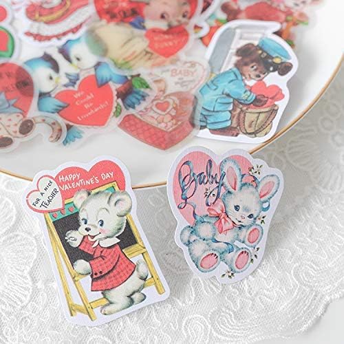 Alideco 80Pcs Vintage Scrapbooking Stickers Lovely Animals Funny Aesthetic Kawaii Stickers for Adult for Girls Journaling Assorted Phone Adult