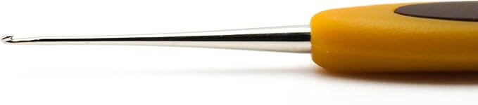 Clover 1024 Soft Touch Steel Crochet Hooks, No. 8/0.90mm