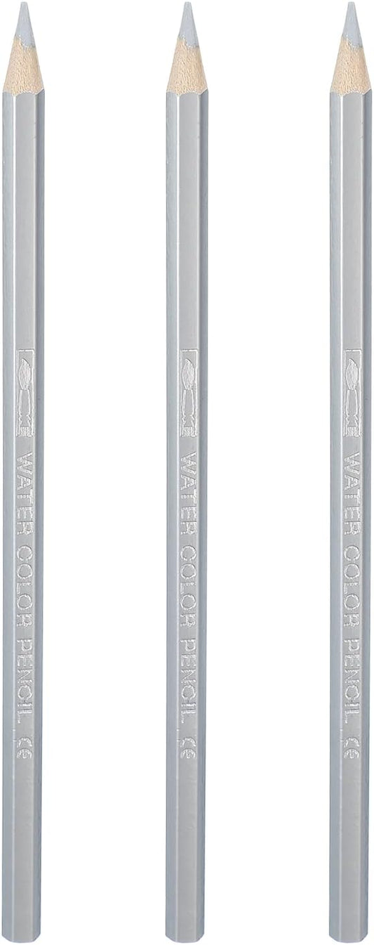 PATIKIL Watercolor Pencils, Silver Color Pencil Set Sketch Coloring Drawing Colored Pencils Bulk Artist Drawing Supplies for Adult Coloring Book Blending, 3 Pcs