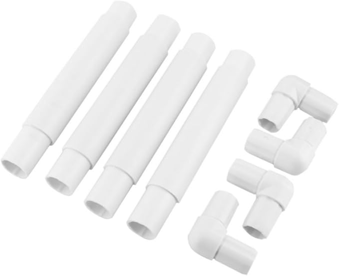 square embroidery hoop, plastic cross stitch frame white cross stitching frame sewing hoop handhold craft clip frame embroidery snap frame hoop diy sewing tools for cross stitching (8x8 inches)