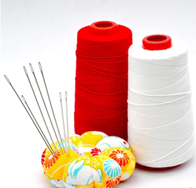 12" Upholstery Large Eye Long Needle Apply to Home or Work Hand Sewing Tapestry Embroidery (12 inch + 2 Leather)
