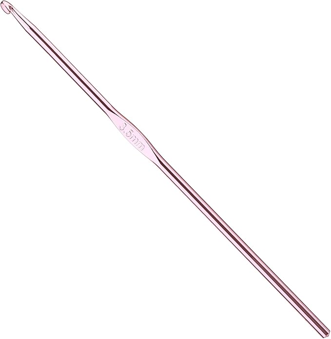 3.5mm Aluminum Crochet Hook, Smooth Crochet Needles, Knitting Needles for Yarn Craft, Great Handmade DIY Present for Friends, Random Color