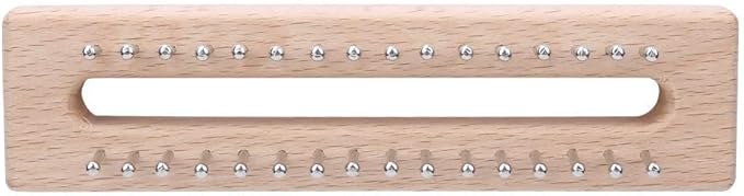 GLOGLOW Knitting Hand Wooden Knitting Board Yarn Weaving Machine Weaving with Elbow Crochet Hook for Knitter Craft Tool