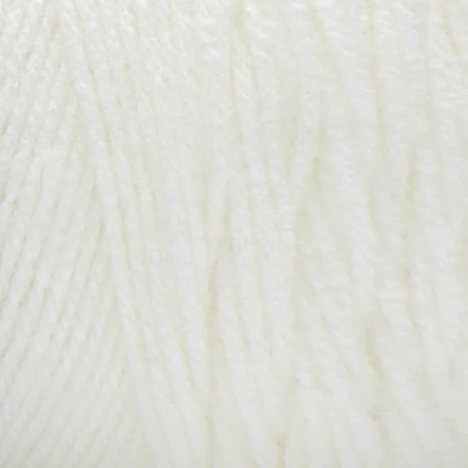 Red Heart Super Saver Jumbo Yarn, Soft White 2 Count (Pack of 1)