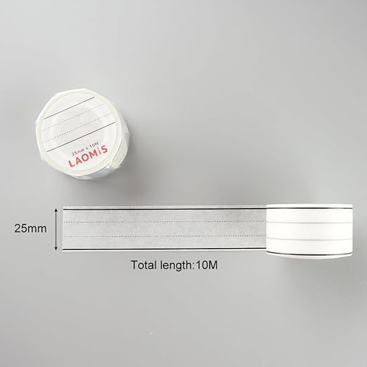 Japanese Label Writable Washi Tape / 25mm x 10M