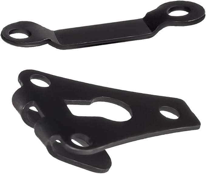 24 Sets Sewing Hook and Eye Closure – Pants Clasp - Clothing Hook Fasteners - Bra Hooks Metal - Pants Clips for Waist - Set for Trousers Skirt Dress Sewing DIY Craft Accessories – Black