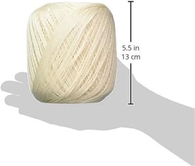 Red Heart Crochet Thread White 1 Pack of Crochet - Cotton - Size 10-1000 Yards - Knitting/Crochet